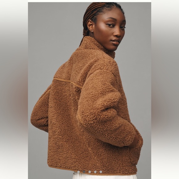 NWT Anthropologie Sherpa Teddy Jacket - Picture 5 of 6
